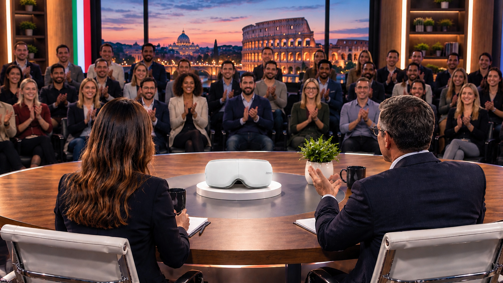 Renpho Eyeris Zen in trasmissione televisiva